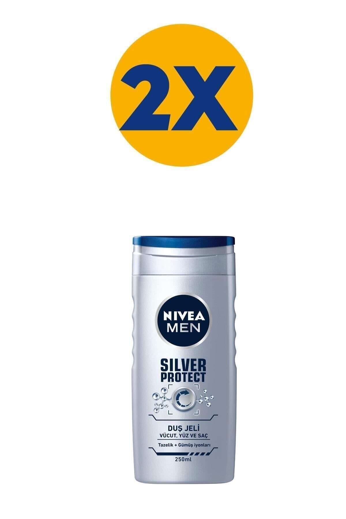 NIVEA Int Nıvea Dus Jelı 250 ml Sılver Protect X 2 Adet
