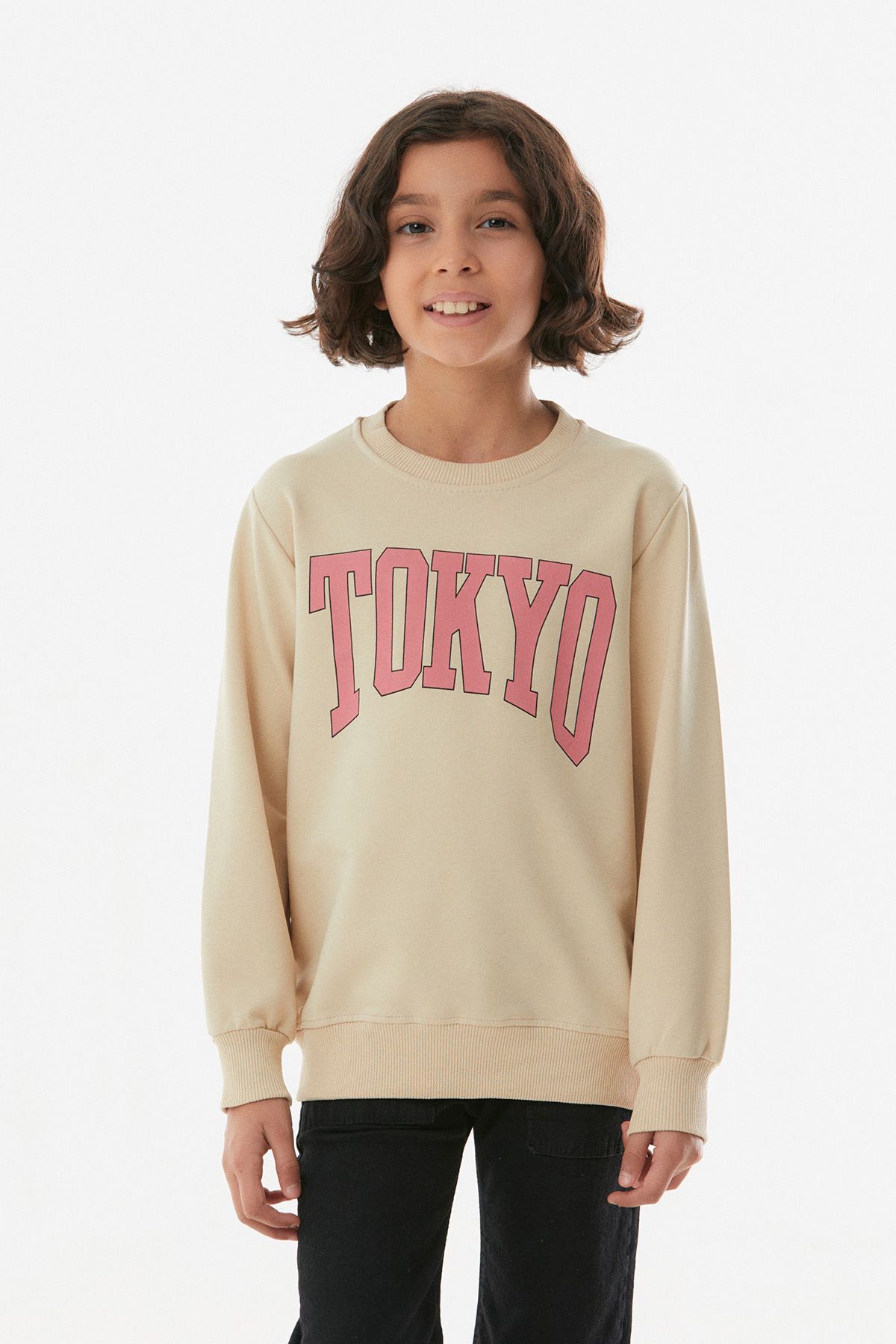 Fullamoda Tokyo Baskılı Kız Çocuk Sweatshirt