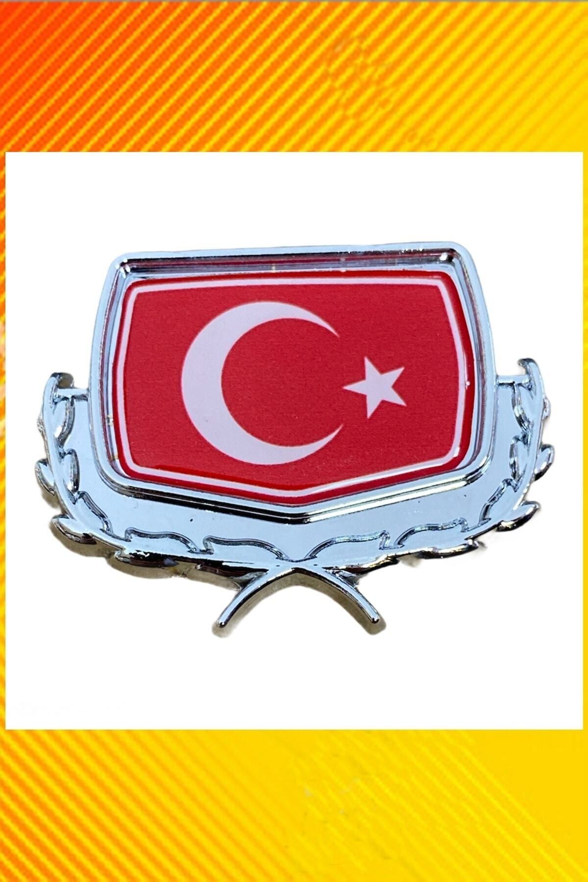 Sedef Türk Bayrağı Döküm Arma