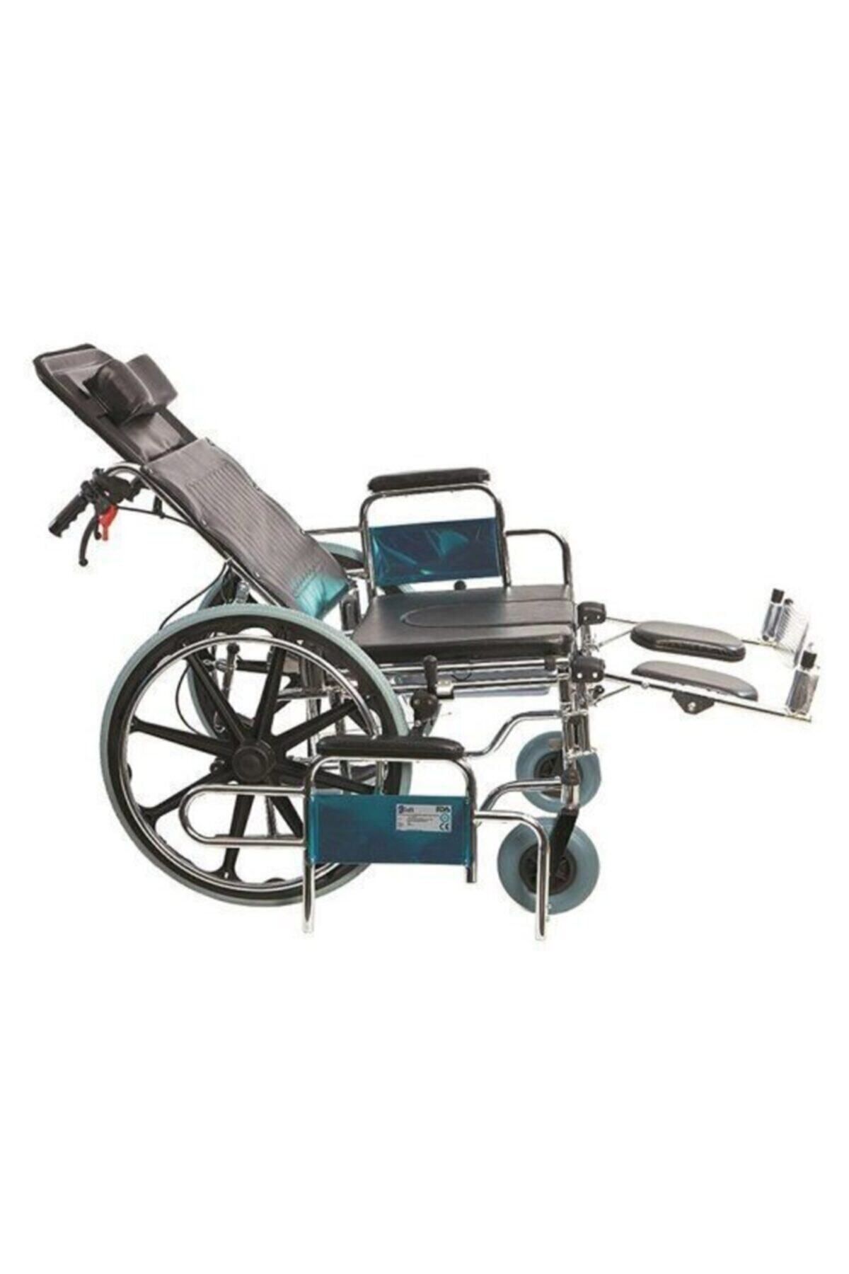 GOLFİ G124 Özellikli Klozetli Tekerlekli Sandalye Engelli Hasta Banyo Tuvalet Sandalyesi