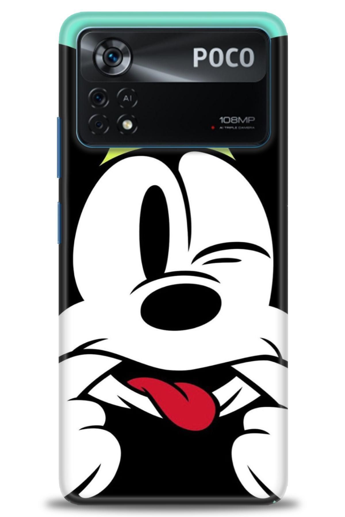BeRa Aksesuar Xiaomi Poco X4 Pro 5G Kılıf HD Baskılı - Disneyy + Ekran Koruyucu Hediye