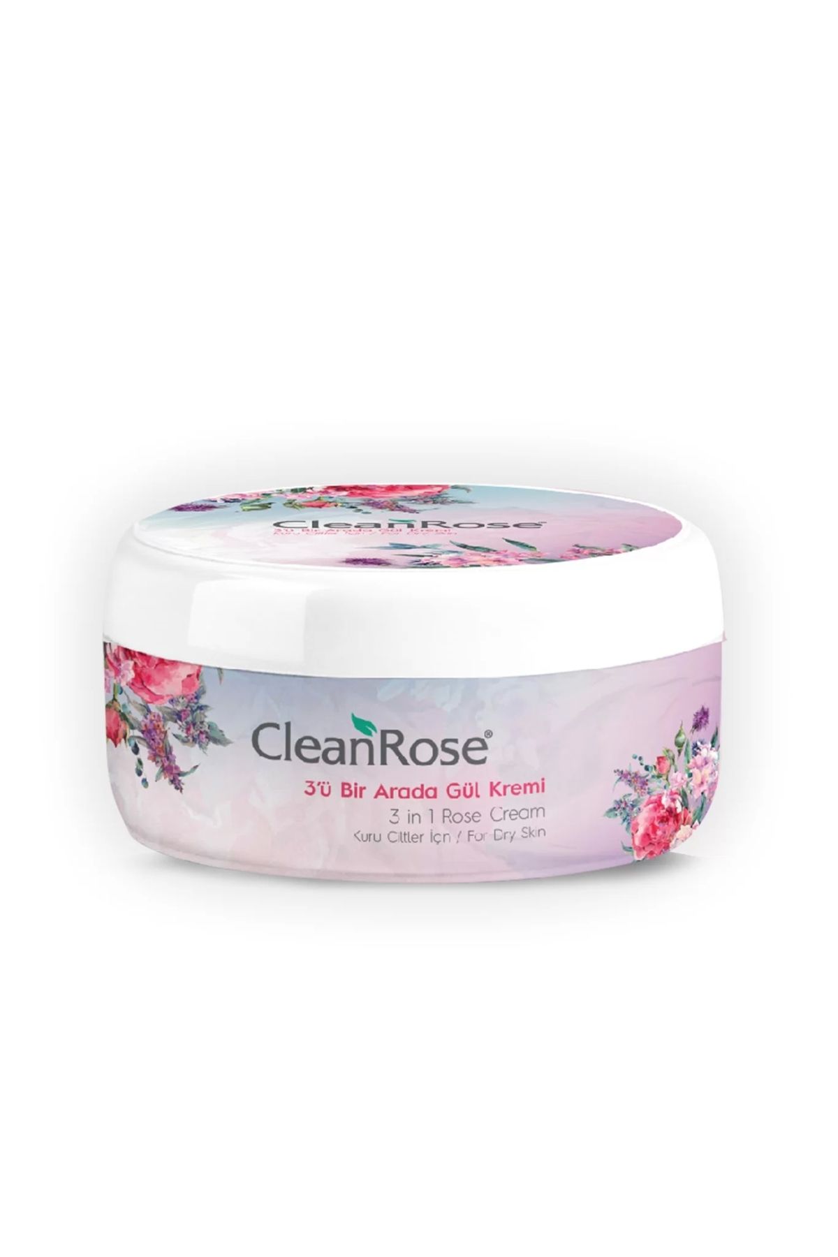 Clean Rose 3'ü Bir Arada Kuru Cilt Kremi 125 ml