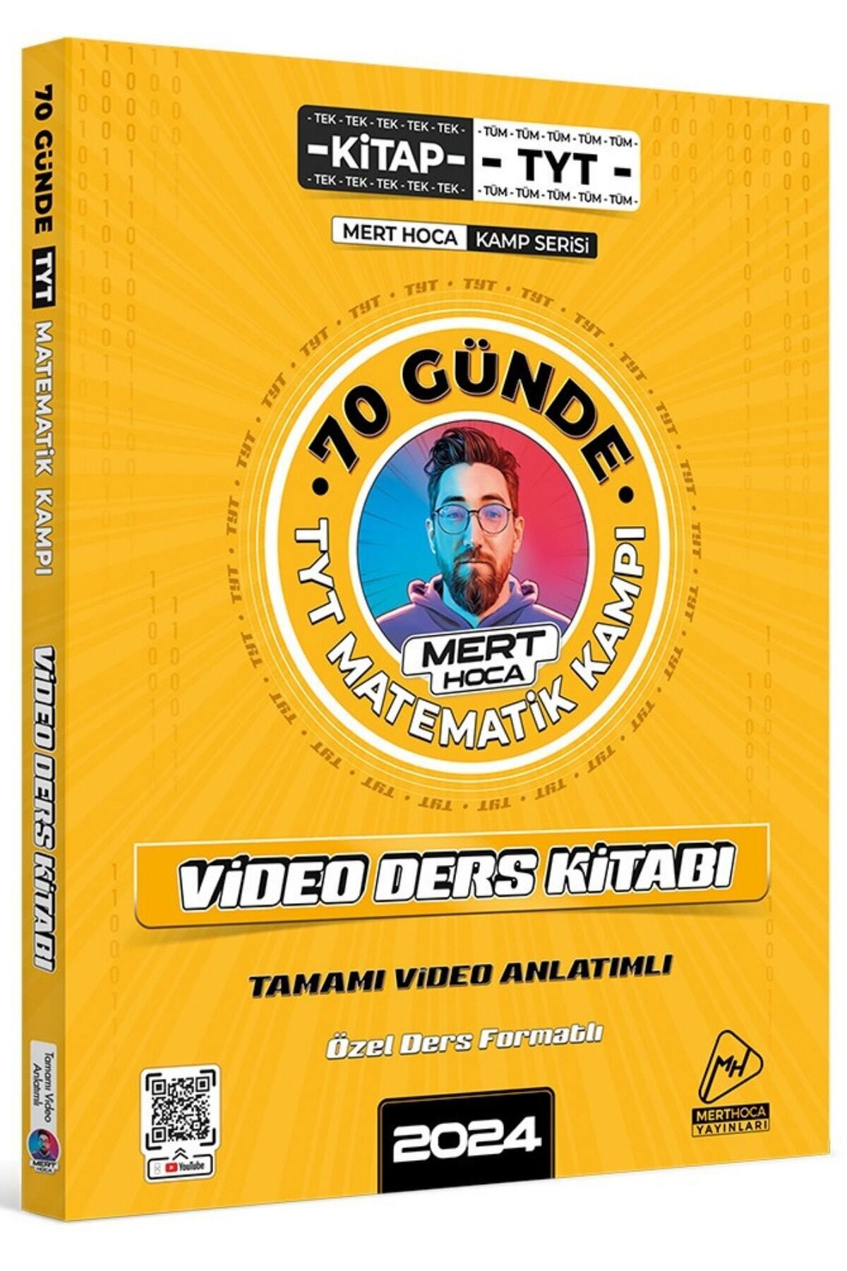 Mert Hoca Yayınları 2024 Mert Hoca 70 Günde Tyt Matematik Kampı Video Ders Kitabı