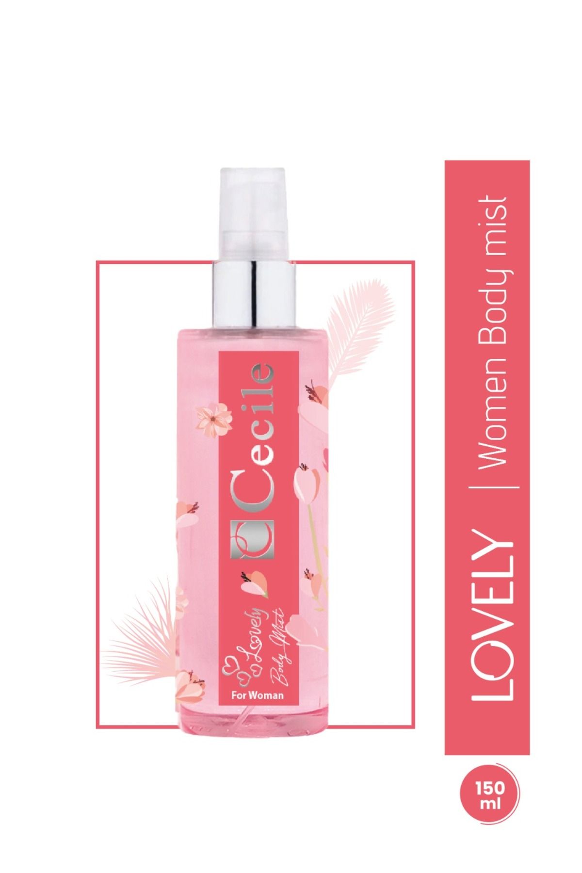 Cecile Body Mist Lovely 150 Ml.