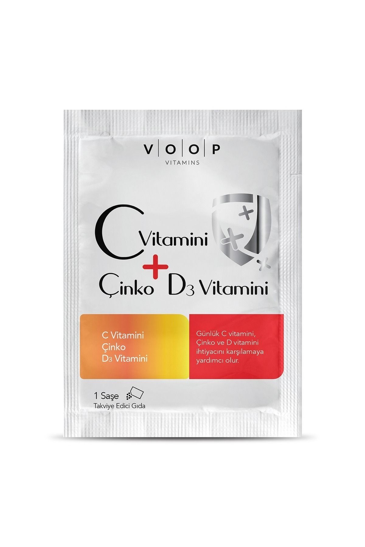 VOOP C & D3 Vitamini Ve Çinko 1ad Saşe