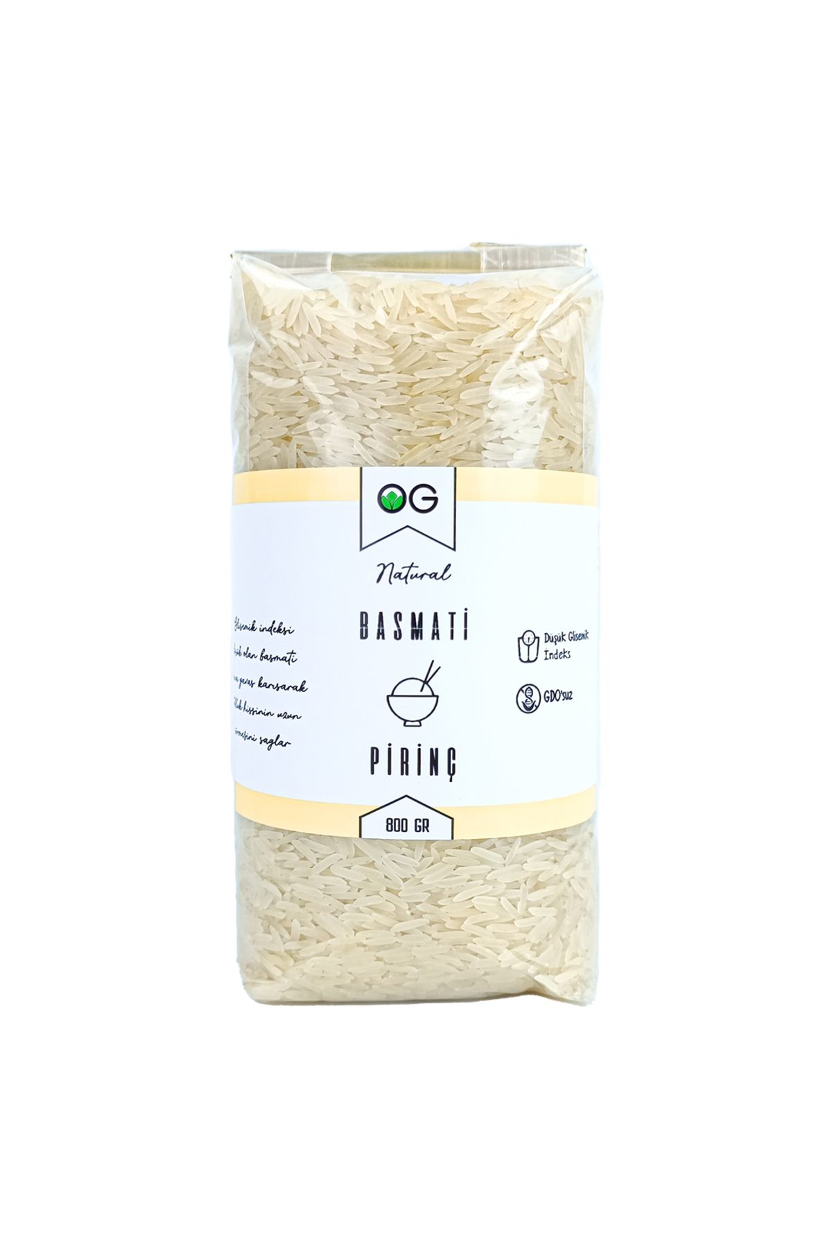 OG natural Basmati Pirinç 800 Gr