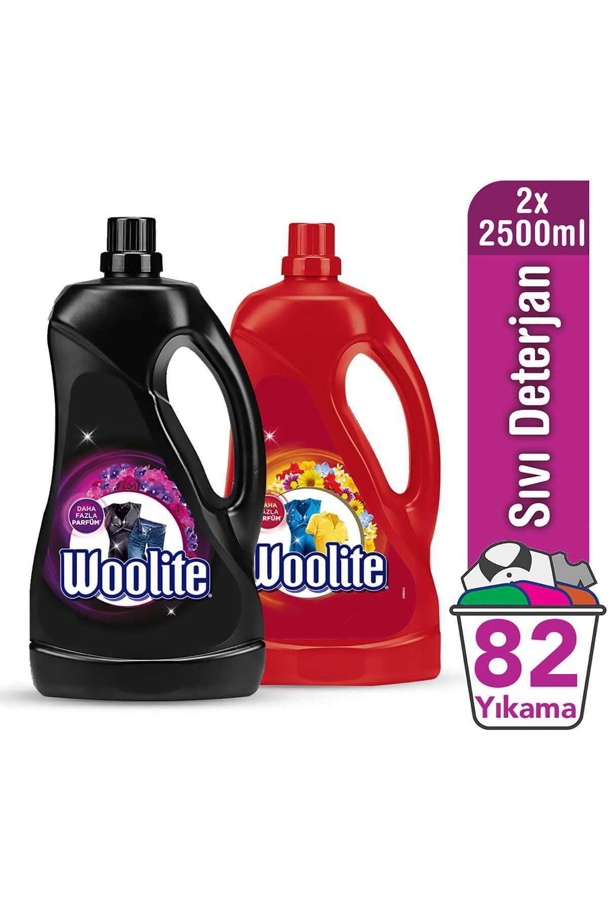 Woolite Koyu ve Canlı Renkler 2x2500 ml Sıvı Çamaşır Deterjanı