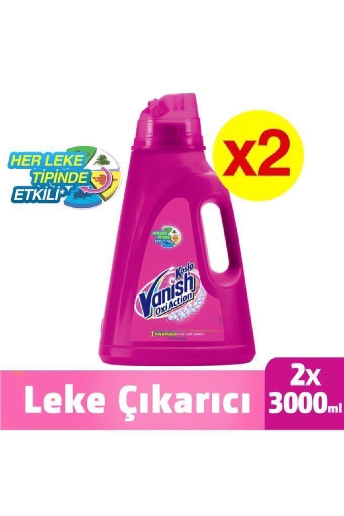 Vanish Kosla Multipower Renkliler için Sıvı Leke Çıkarıcı & Deterjan Güçlendirici (2 x 3000)