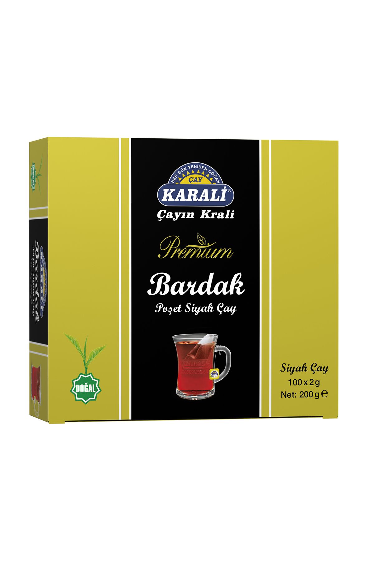 Karali Çay Karali Premium Bardak Poşet Çay 100'lü