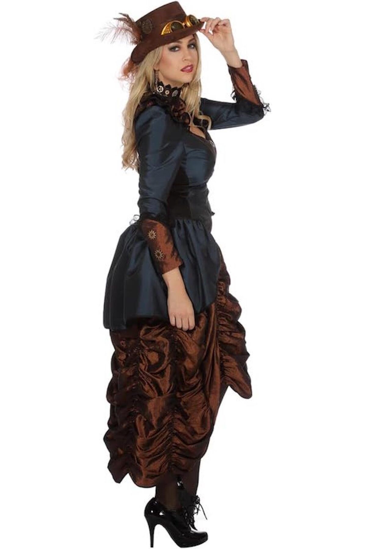 shoperama Wilbers & Wilbers Kadın Steampunk Elbise: Yüksek Kaliteli Kaplama