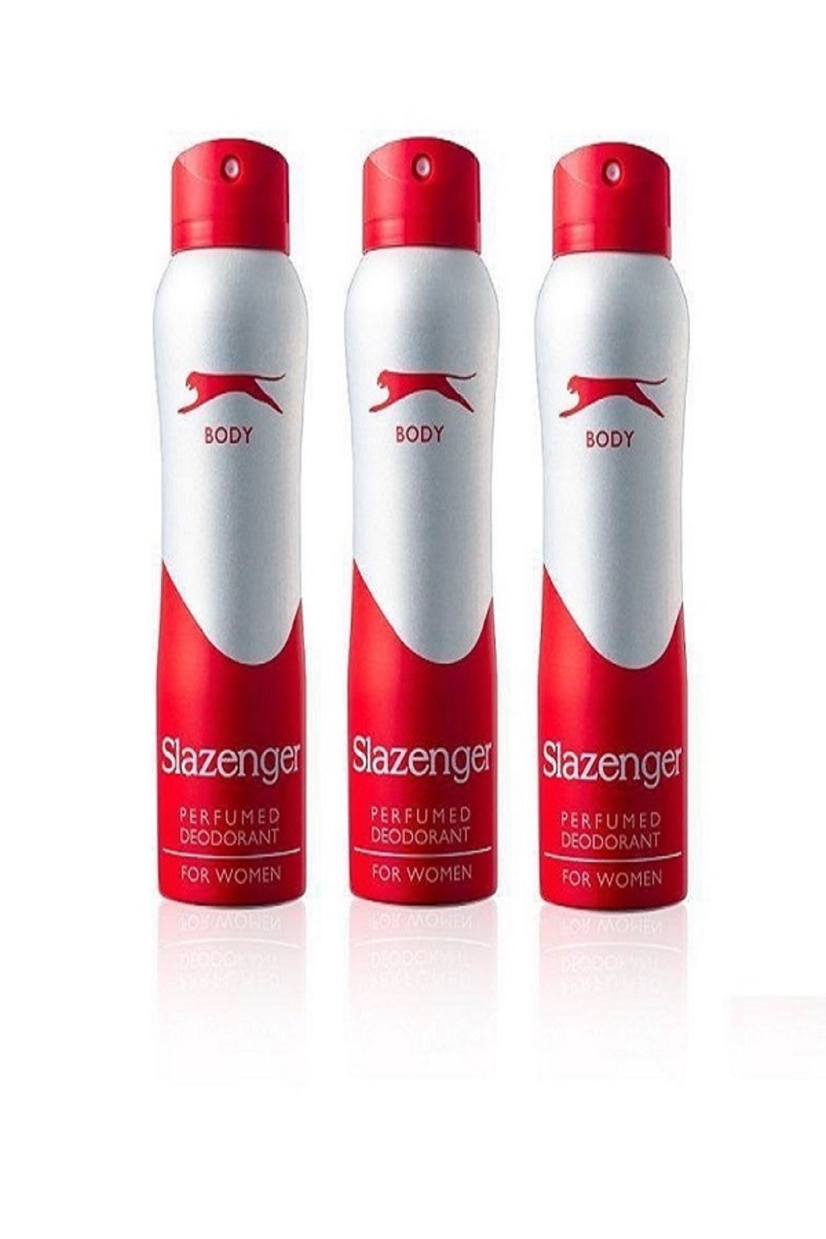 Slazenger Deodorant Kırmızı Women 150 ML 3LÜ