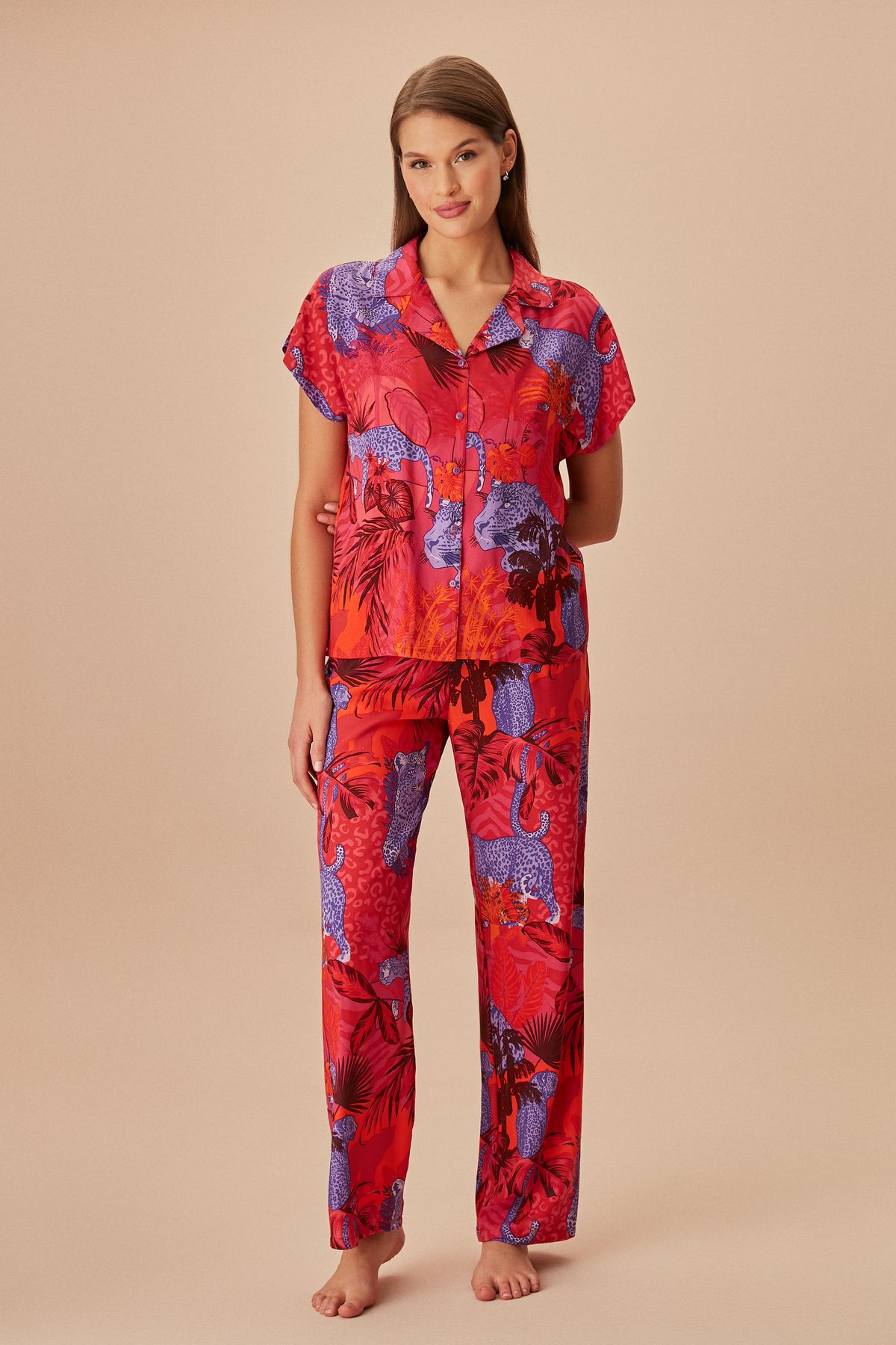 Suwen Leo Masculine Pyjamas Set
