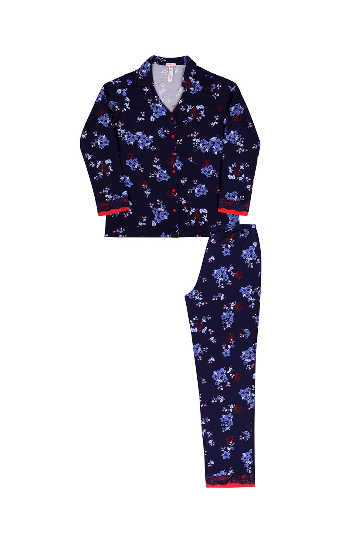 Suwen Laden Maskülen Pijama Takımı