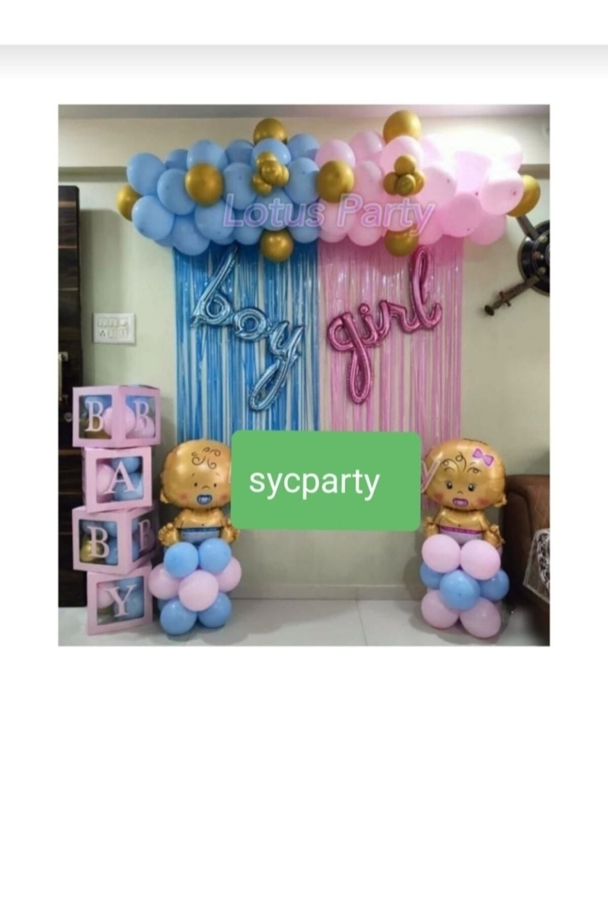 BalonEvi Cinsiyet Partisi Full Set