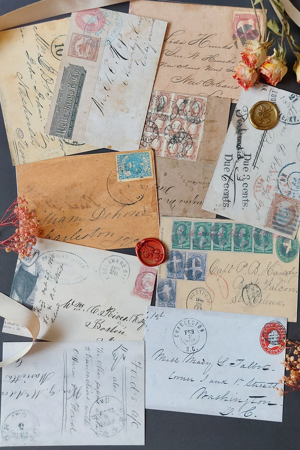 Pigeons Paper 10'lu Nostaljik Mektup Temalı Kağıt Seti - Letter Scrapbook Papers - Bullet Journaling - 10*14 cm