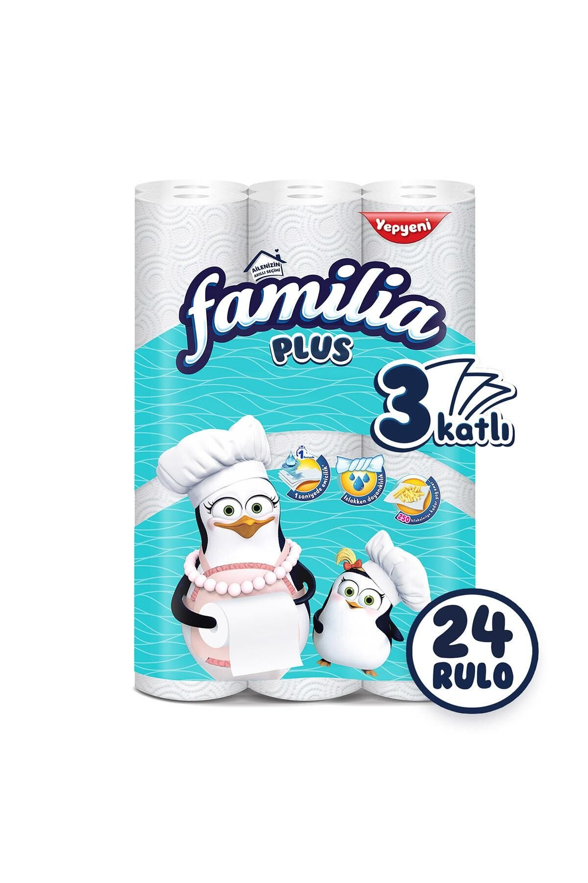 Familia Plus Kağıt Havlu - 24 Rulo