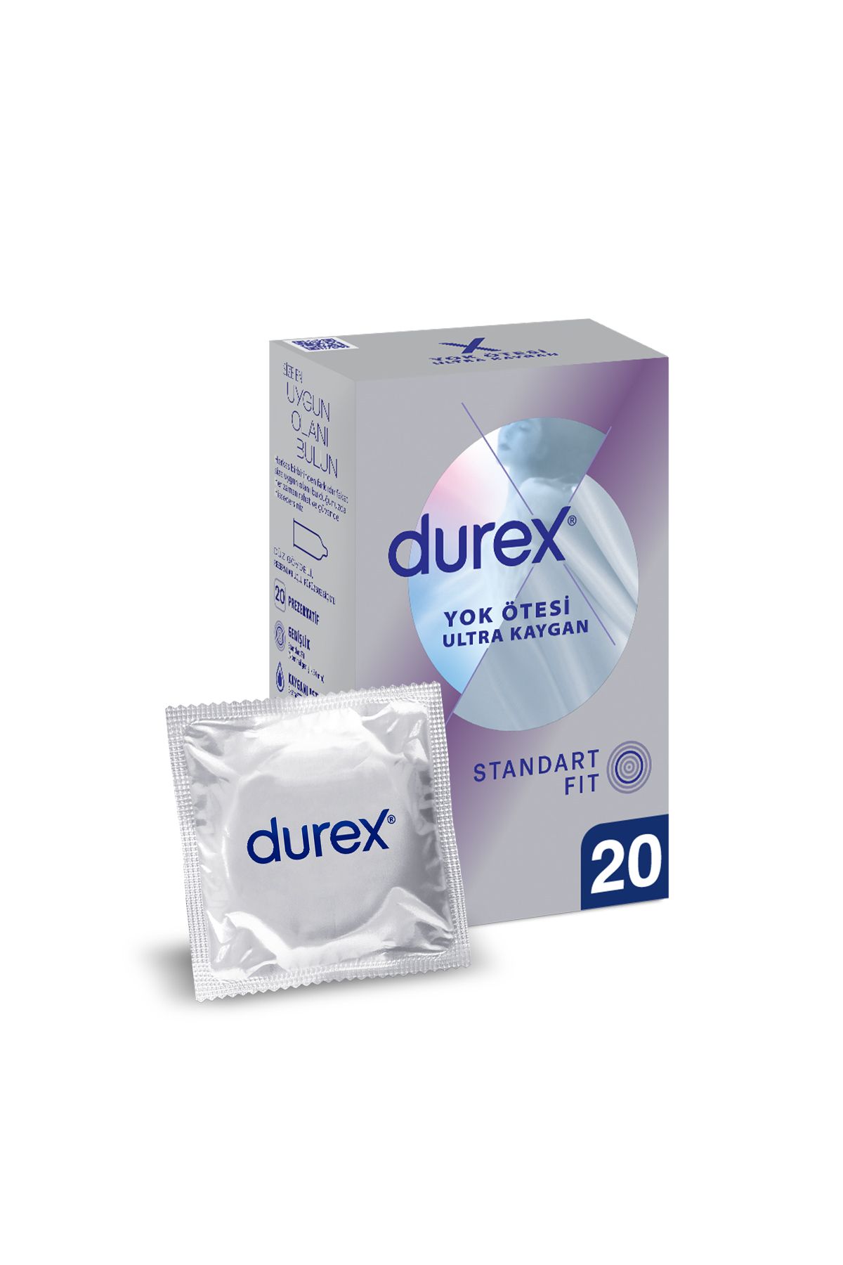 Durex Yok Ötesi Ultra Kaygan İnce Prezervatif 20'li