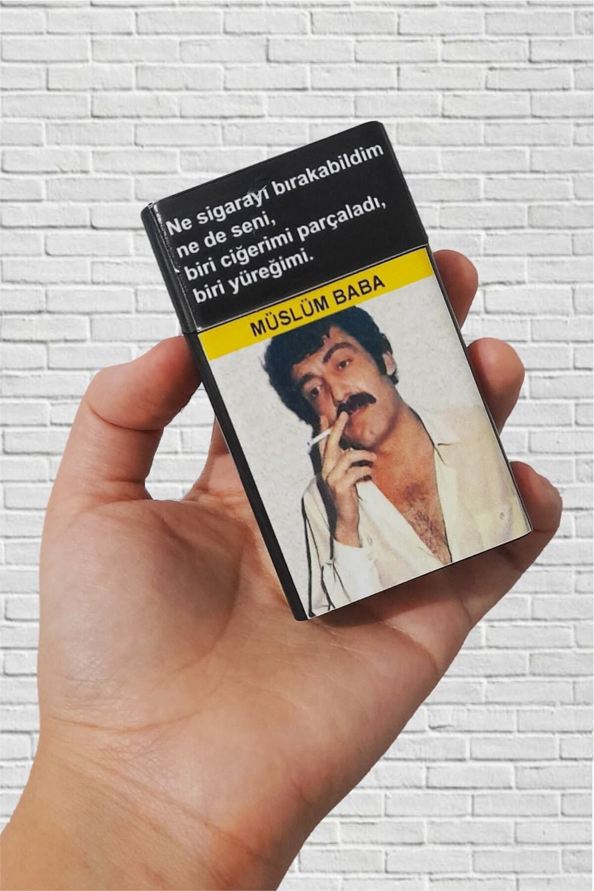SARANG Müslüm Gürses Ne Sigarayı Bırakabildim Standart Sigara Tabakası Kutusu