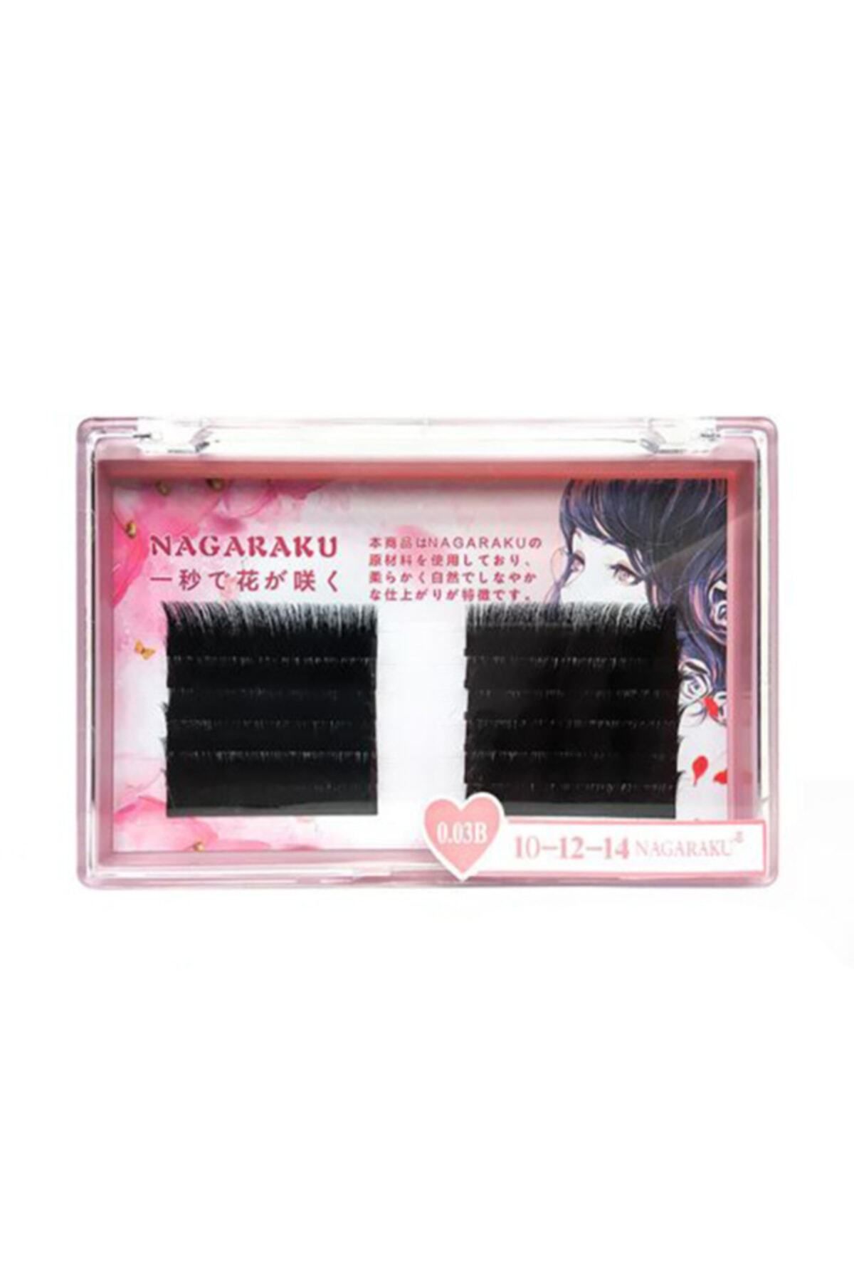 KİRPİKÇİSHOP NAGARAKU 0.03 D 8-10-12 Bloom Auto Fan Ipek Kirpik