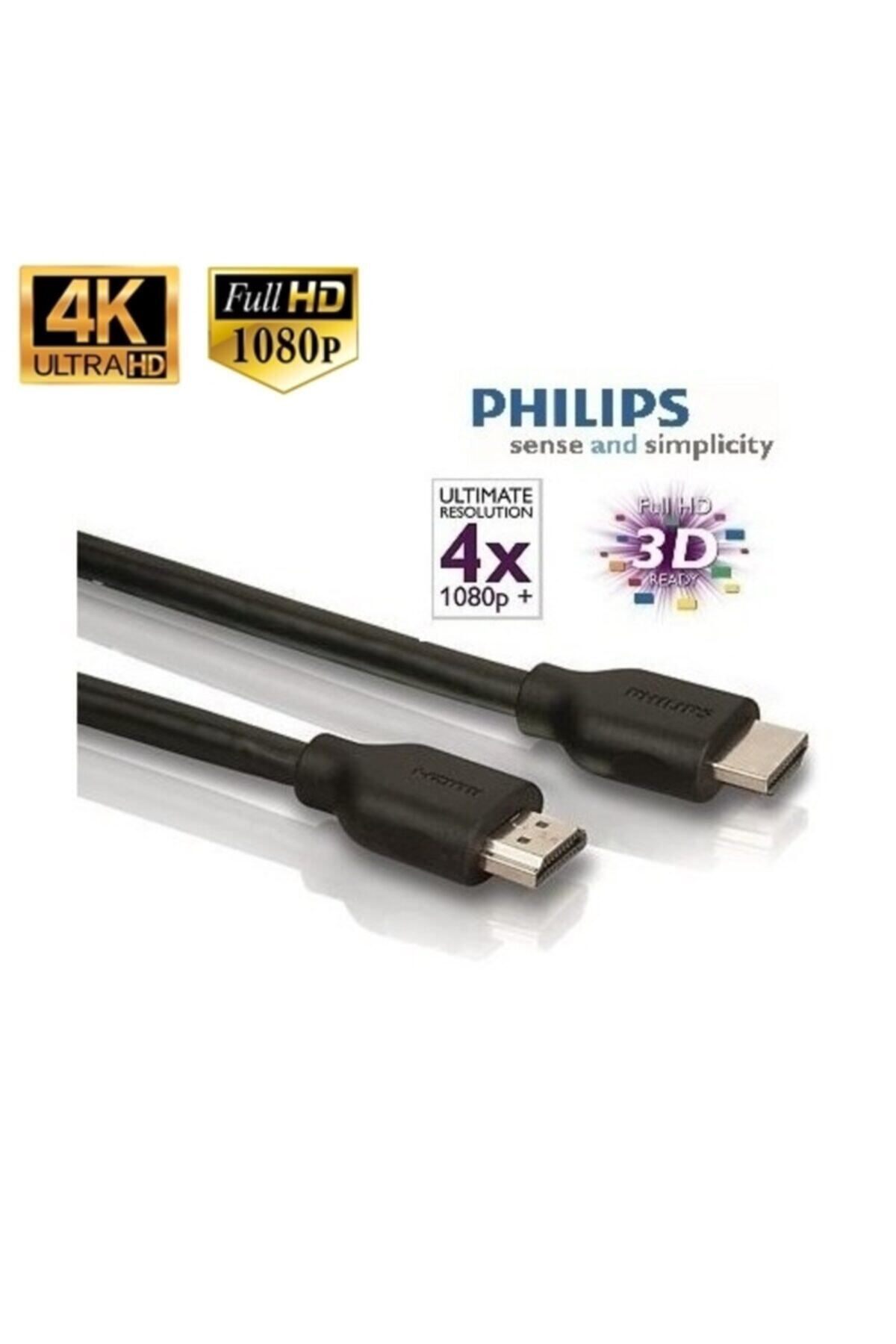 Philips Swv5401p 4k Destekli 1,5m Ethernet Hdmı Kablo ( Ultra Hd