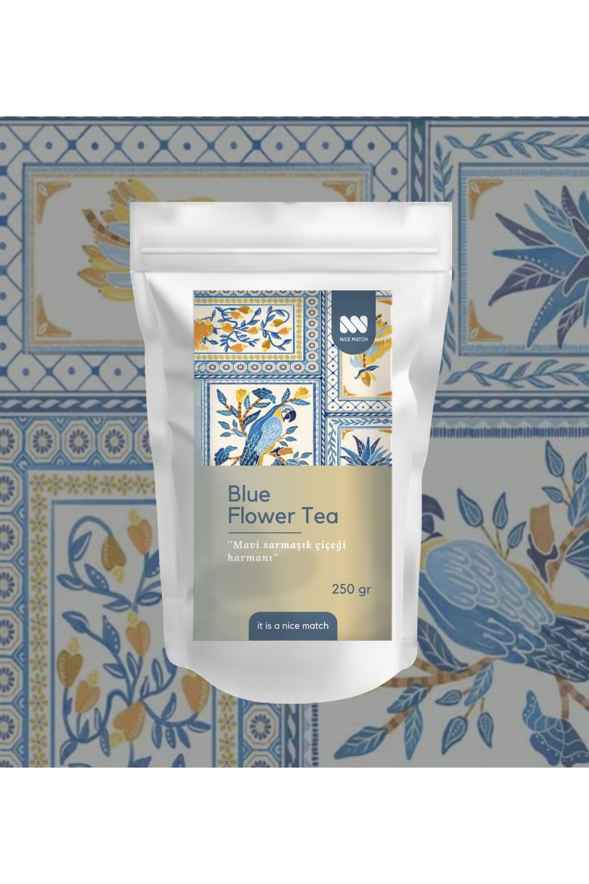 Nice Match Blue Flower Tea - Mavi Sarmaşık Çiçeği Harmanı Çayı 250 gr