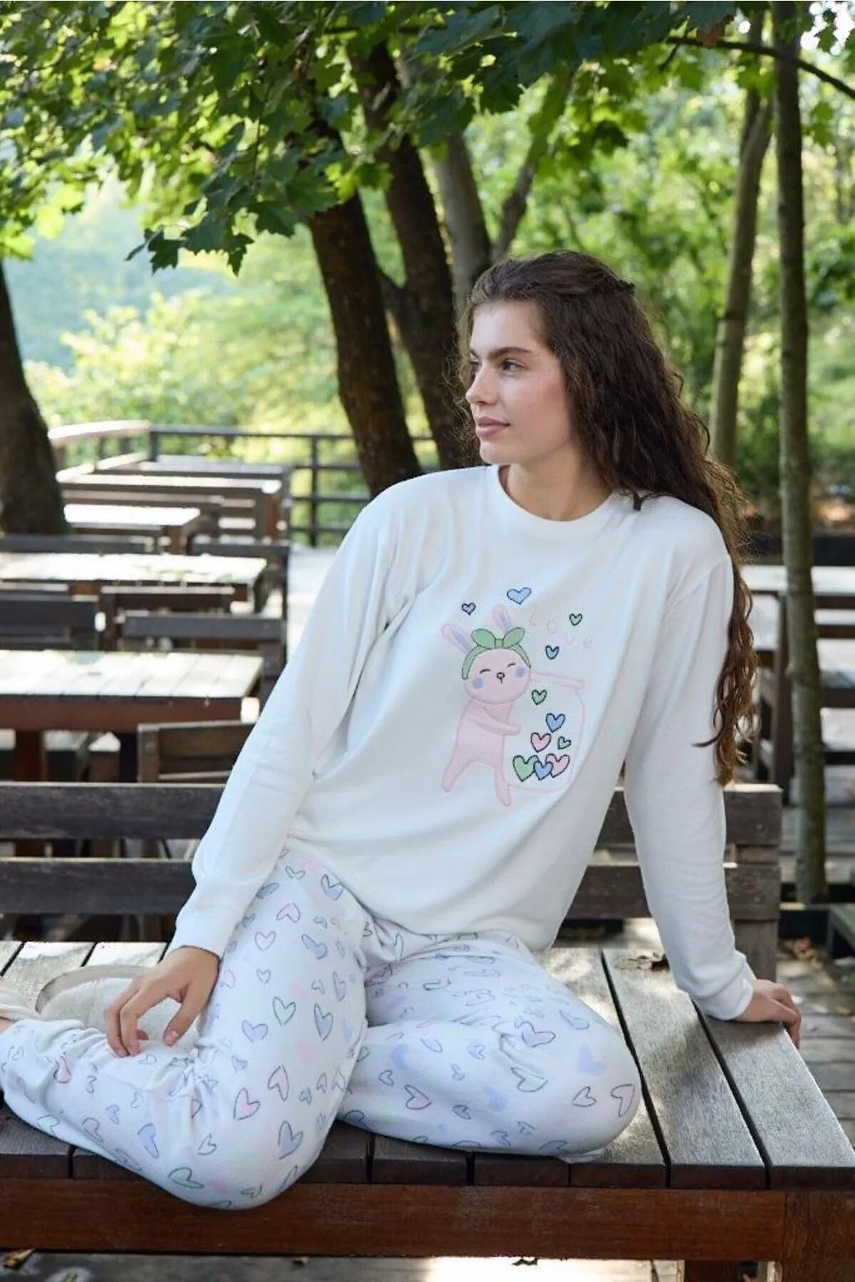 Aydoğan Kadın Termal Kumaş Pijama Takımı
