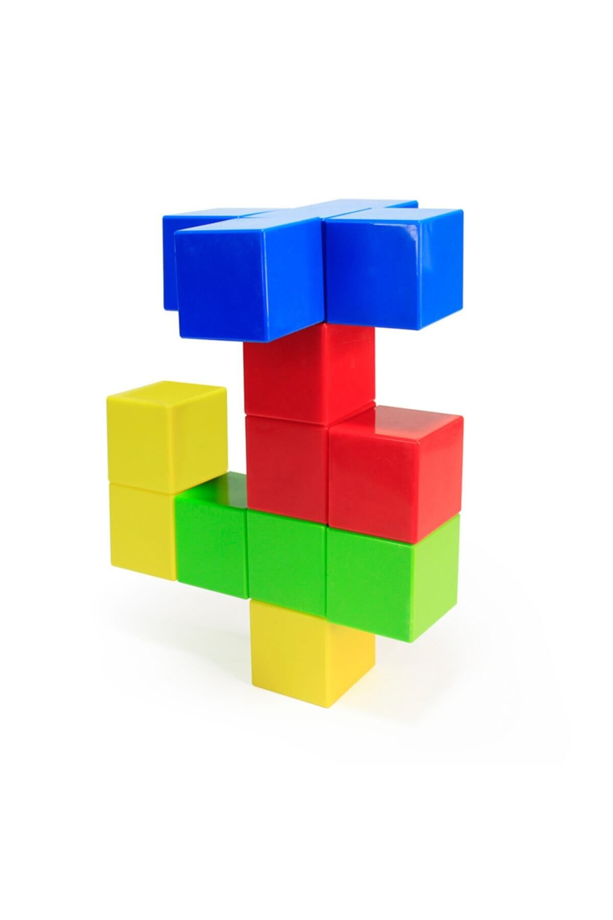 KÜPSS Rengarenk Manyetik Blok 16 Küp Eğitici Puzzle Küp 1 2 3 4 5 6 Yaş Zeka Geliştirici Oyuncaklar 4 Renk