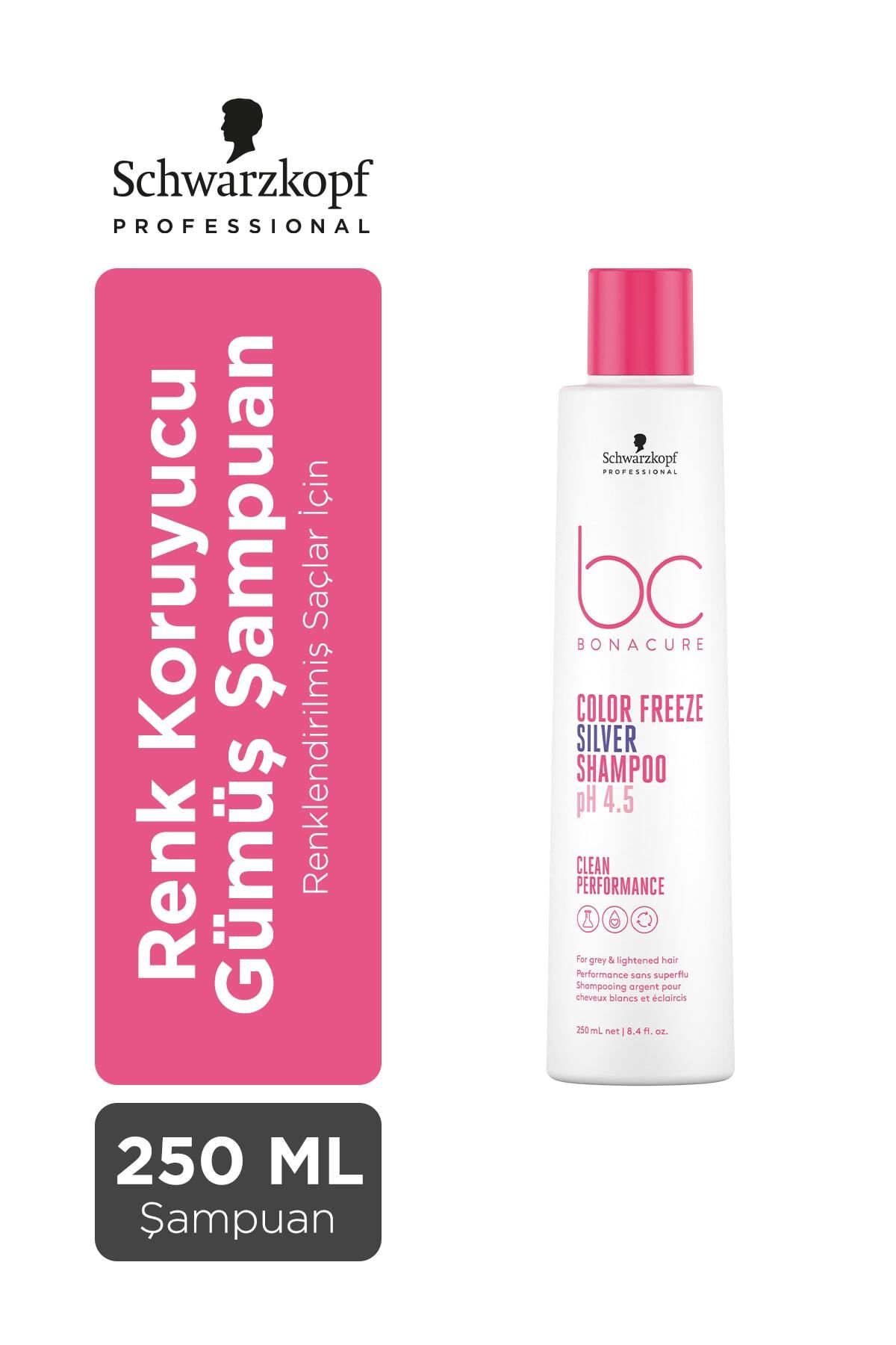 Bonacure Renk Koruyucu pH Gümüş Yansıma Şampuan 250ml | Beyaz saça ve açık tonlara küllü bir ışıltı ekler