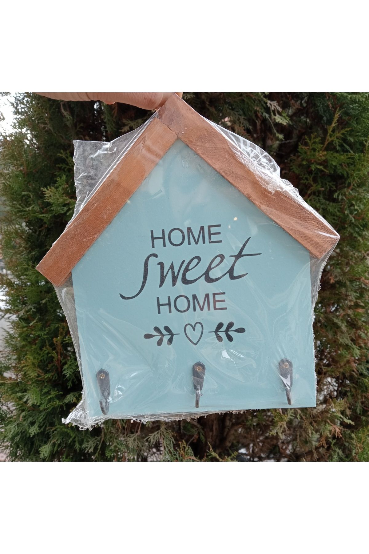 ramse hediyelik eşya home sweet home çatı anahtarlık