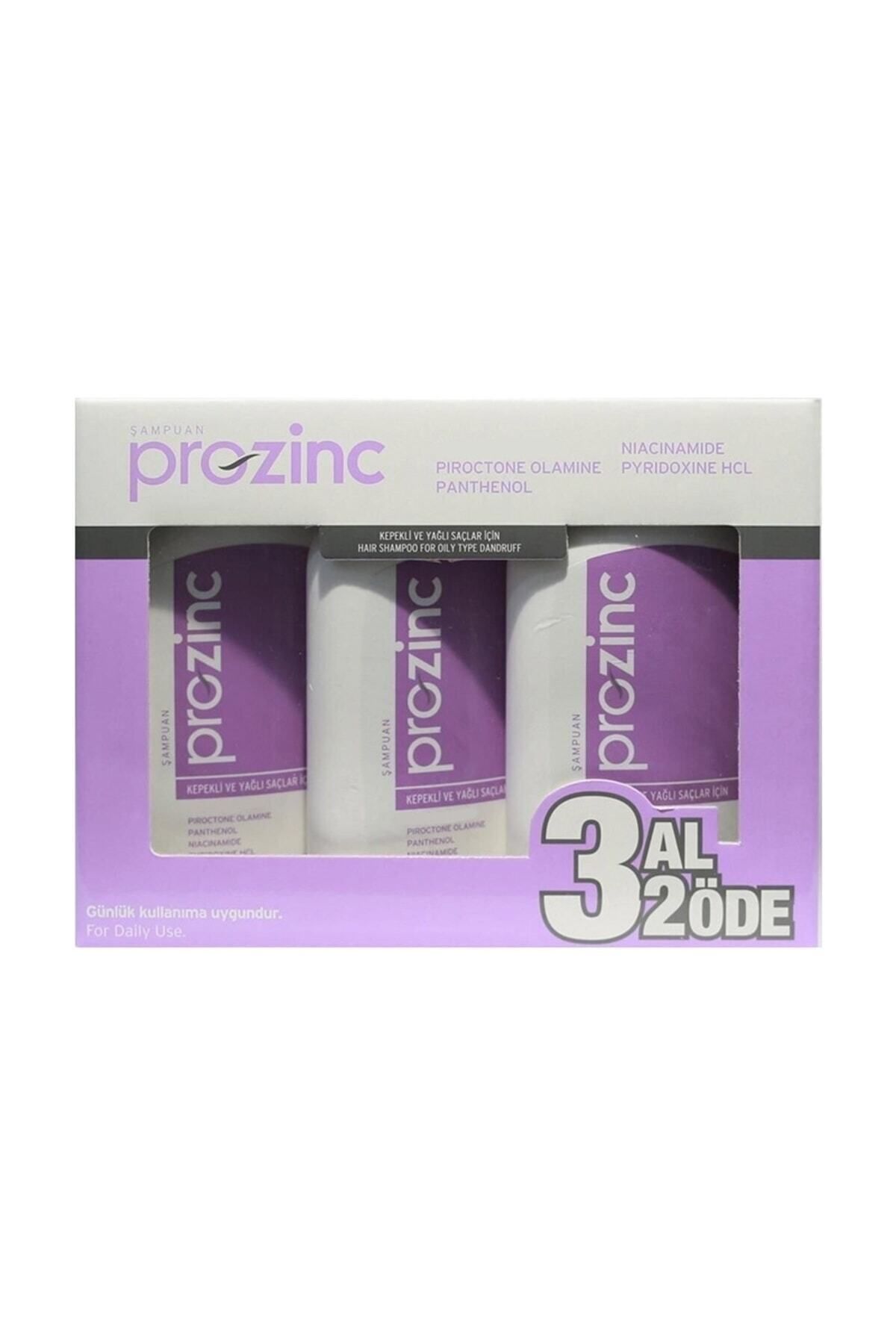 Prozinc Kepek Şampuanı 3 Adet 300ml