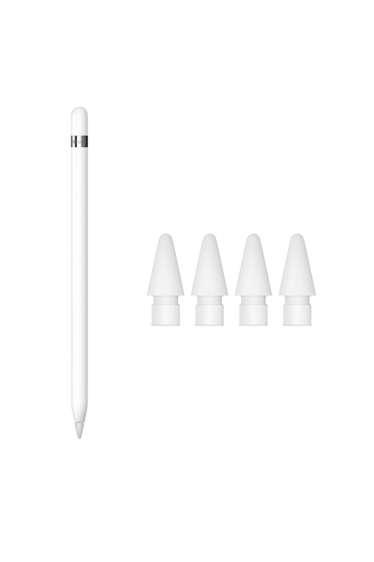 Apple Pencil 1.nesil Ve 4'lü Paket Pencil Uçları ( Türkiye Garantili)