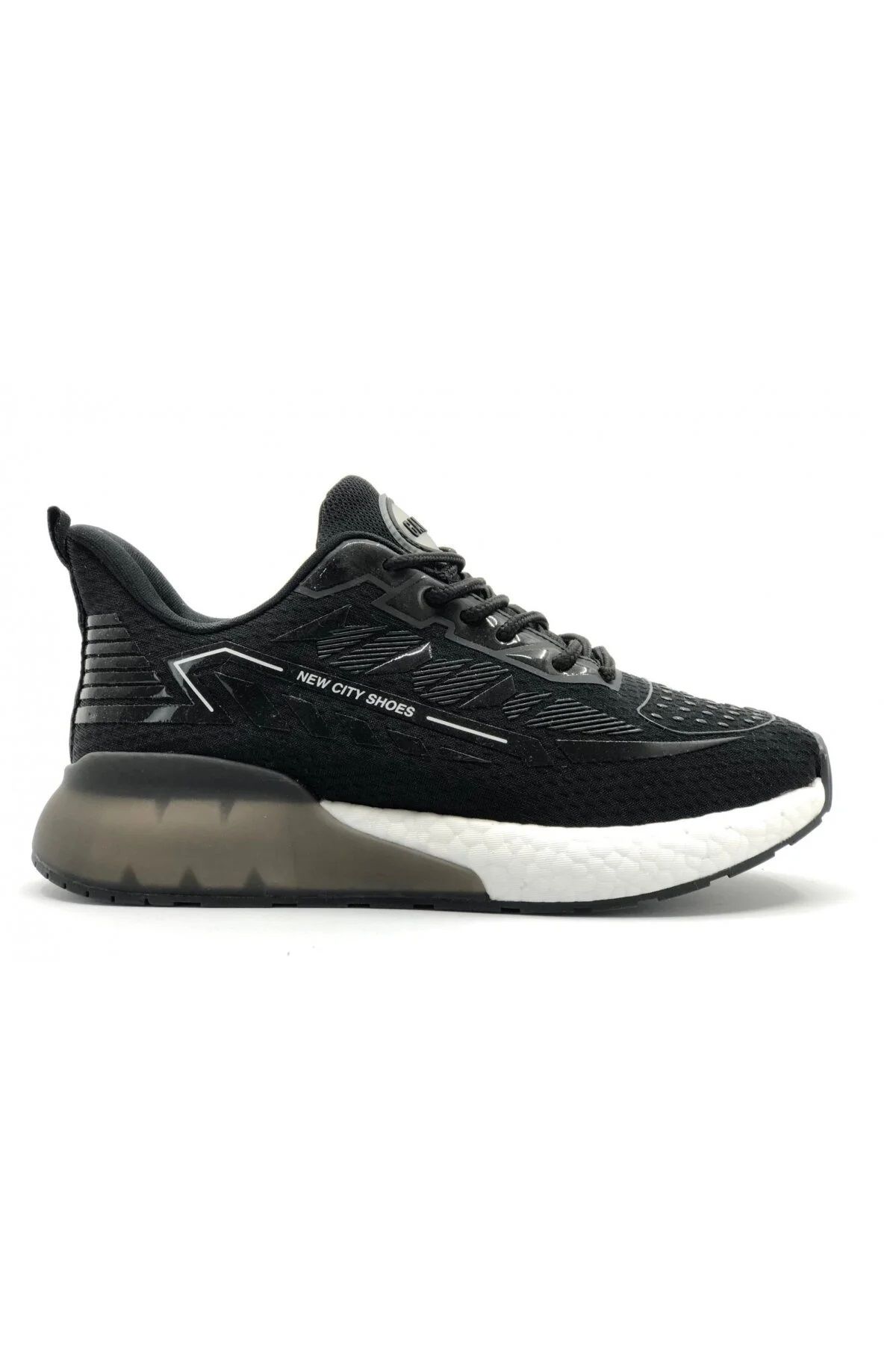 GAMELU Nice Erkek Siyah Beyaz Tarz Memory Foam Air Bosth Yürüyüş Sneaker Spor Ayakkabısı