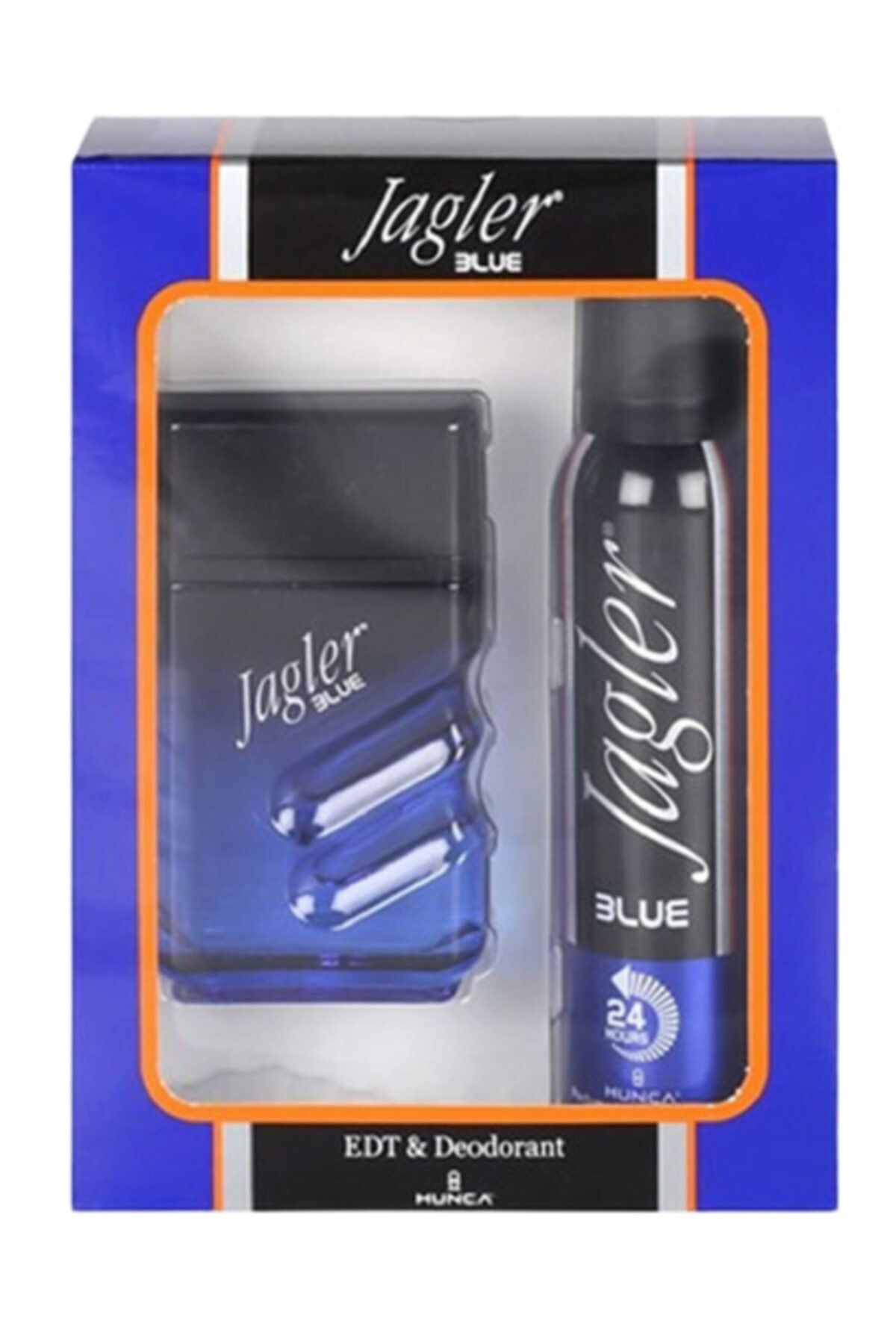 Hunca Jagler Blue Edt 90ml Erkek Parfüm + Deodorant 150ml Set 8690973341256