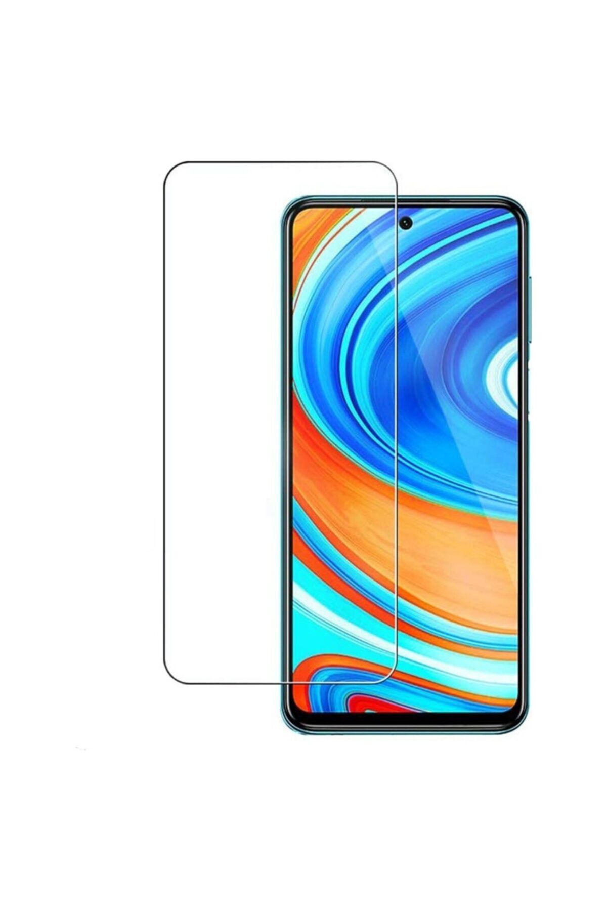 Fibaks Xiaomi Redmi Note 9 Pro Ekran Koruyucu Kısa Temperli 9h Sert Kırılmaz Cam Koruma Şeffaf Maxi