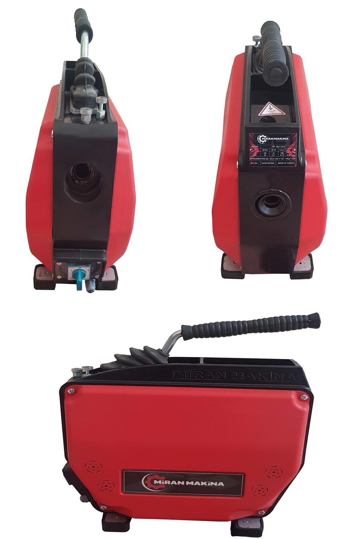 Miran Tıkalı Gider Açma Makinesi 16-22 mm Set