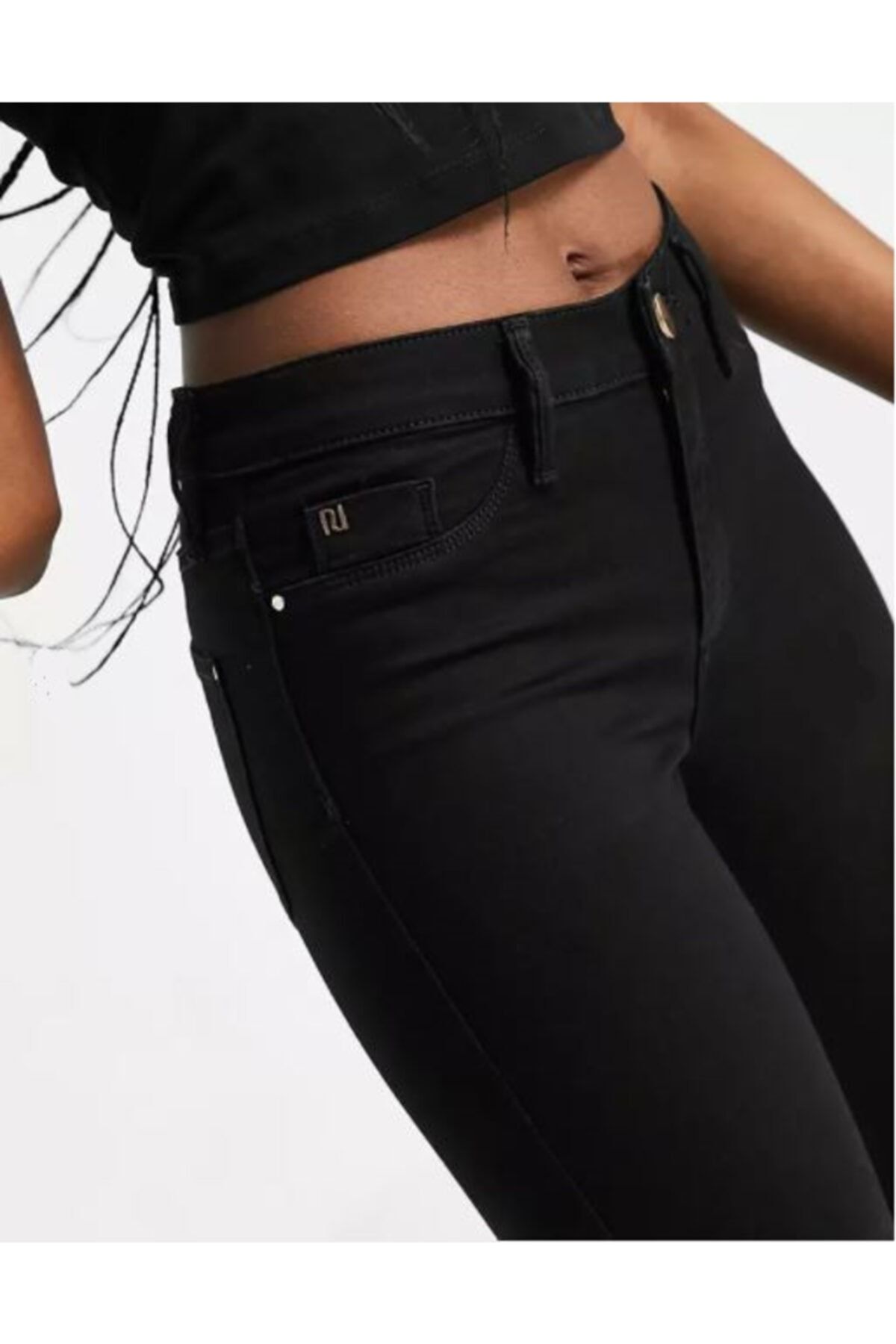 Vis a Vis Kadın Siyah Dar Paça Skinny Simsiyah Jeans