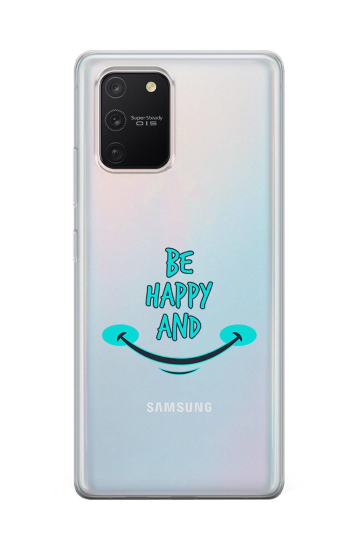 Dafhi Aksesuar Dafhi Samsung Galaxy S10 Lite Be Happy And Telefon Kılıfı