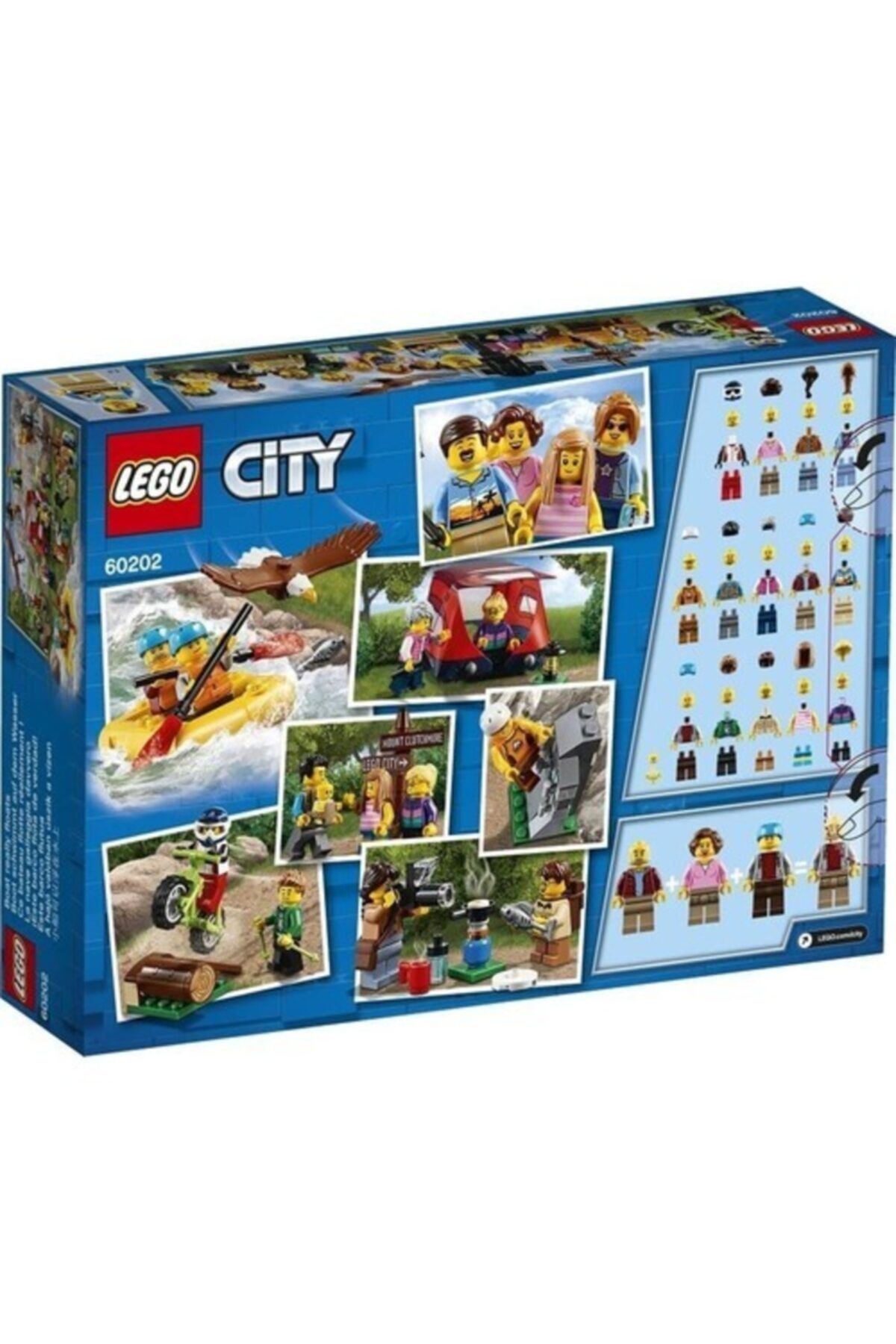 LEGO City 60202 Insan Paketi - Doğa Maceraları 164 Parça Kutu Oyun Seti