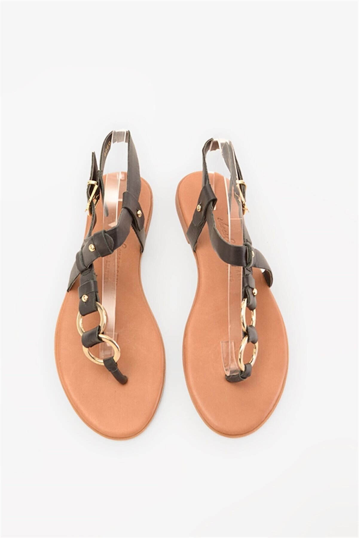 Shoes & More Siyah Greyy Deri Sandalet Fiyatı, Yorumları Trendyol