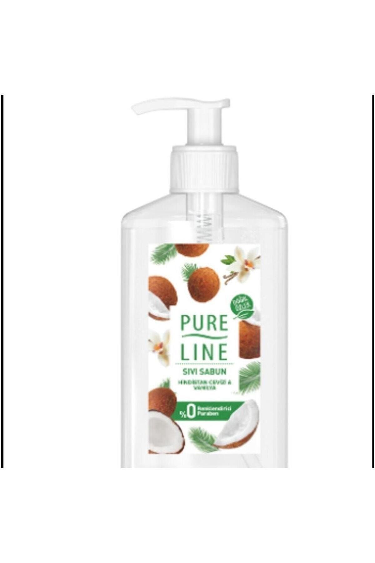 Pure Line Doğal Özler Sıvı Sabun Hindistan Cevizi & Vanilya 280 ml