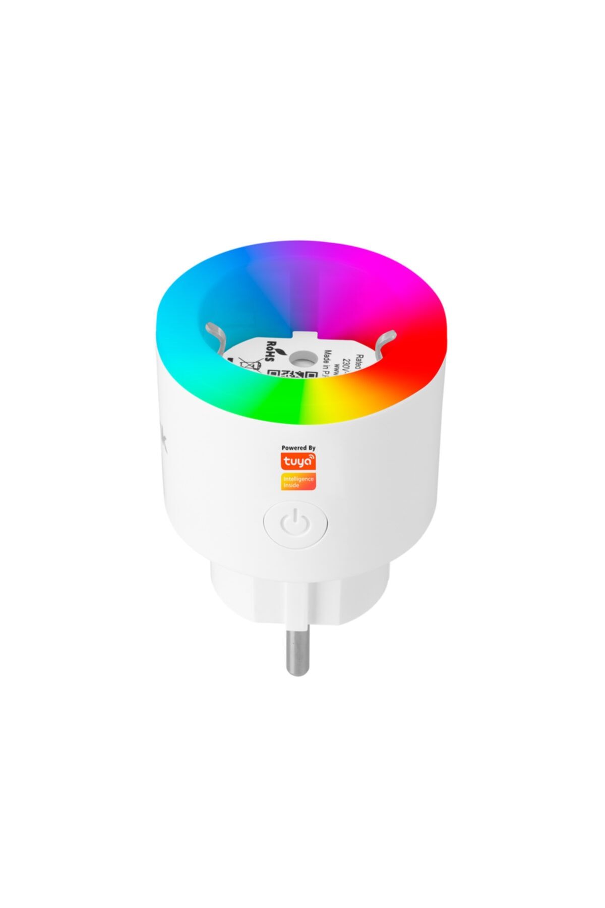 Genel Markalar Sl-03 16a Rgb Işıklı 2.4 G Wifi Tuya Arayüz Akım Korumalı Yeni Akıllı Priz