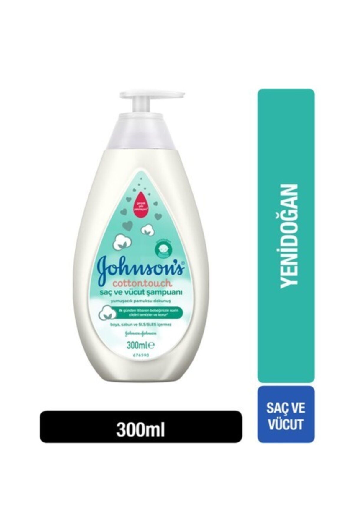 Genel Markalar Cotton Touch Yenidoğan Saç & Vücut Şampuanı 300 ml