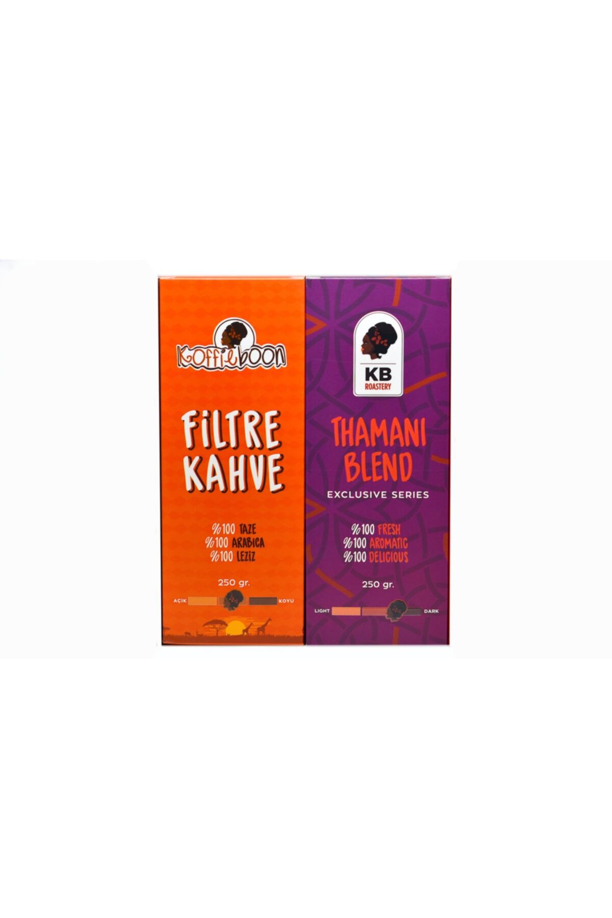 KOFFIEBOON 2'li Kahve Seti - Kamilifu & Thamani - 500 Gr - 2 X 250 Gr