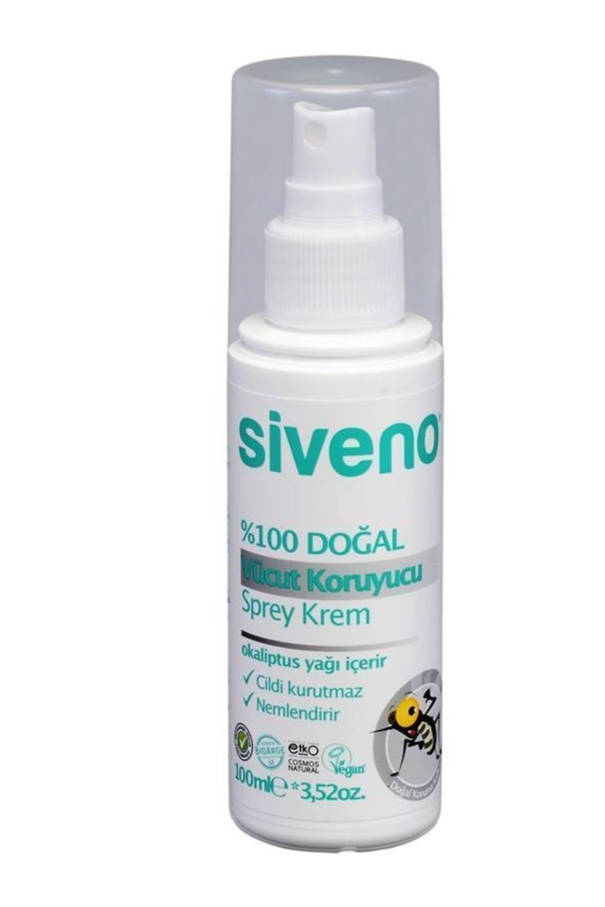 Siveno %100 Doğal Vücut Koruyucu Sprey Krem 100 Ml