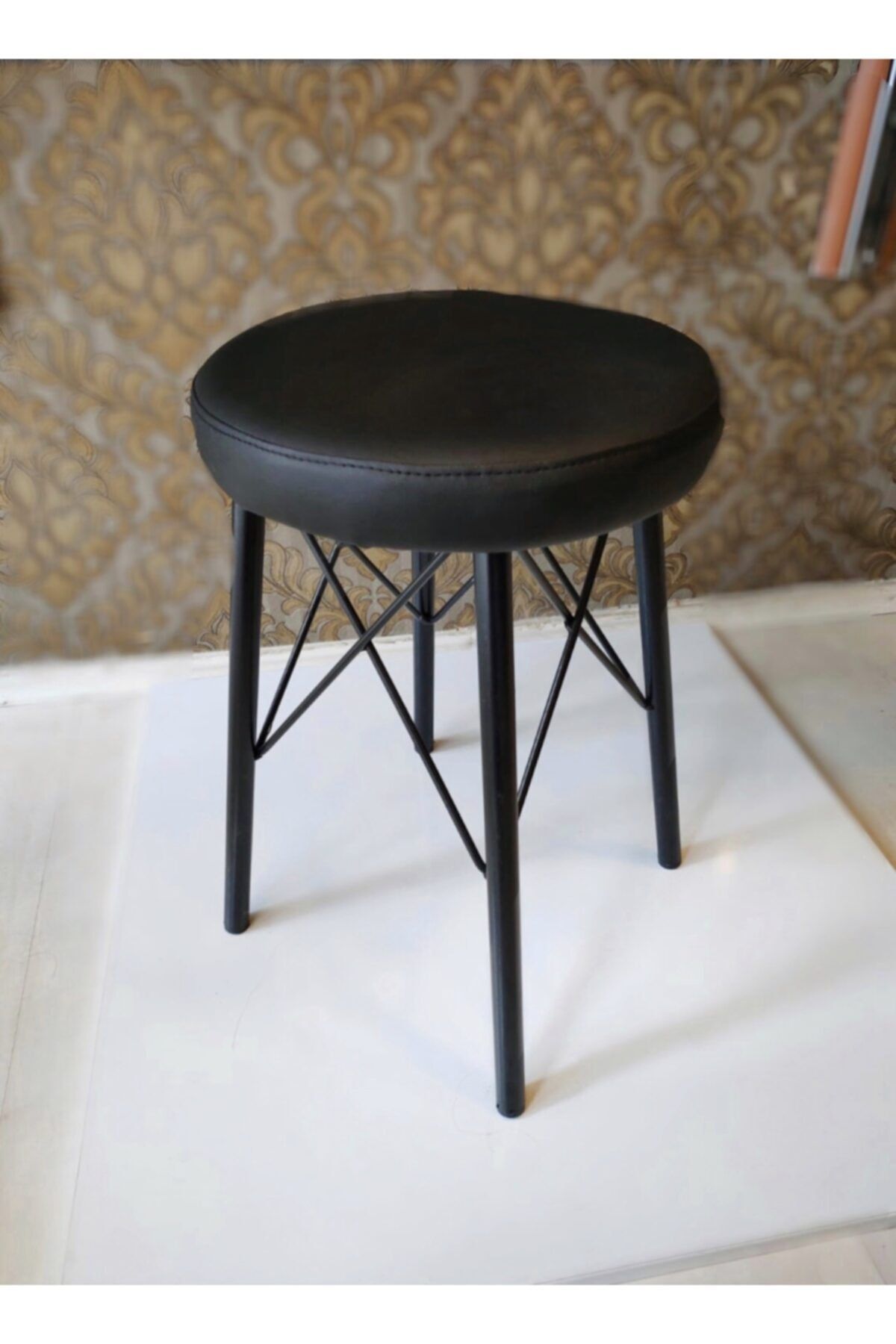 Sandalye Shop Dolce Tabure SİYAH 46 cm