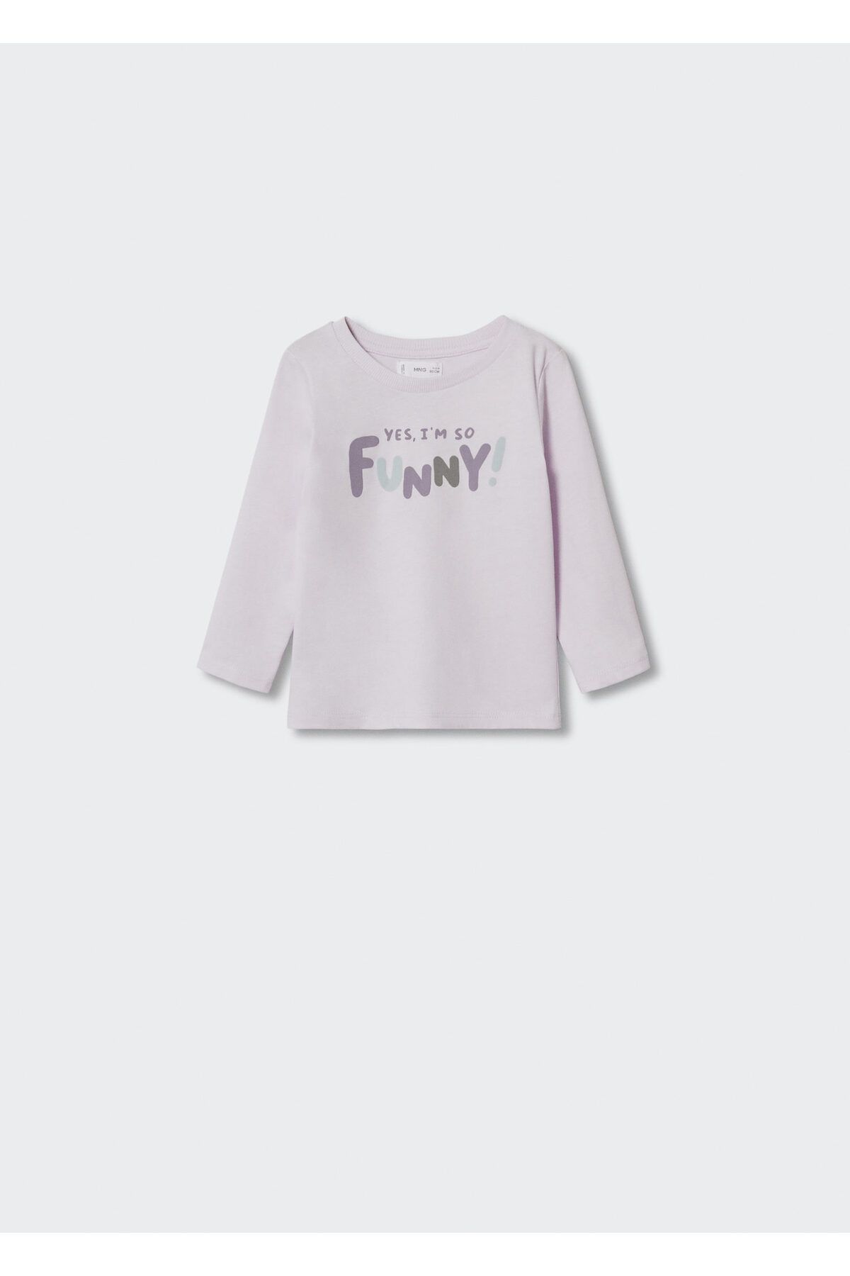 MANGO Baby Kız Bebek Leylak T-Shirt