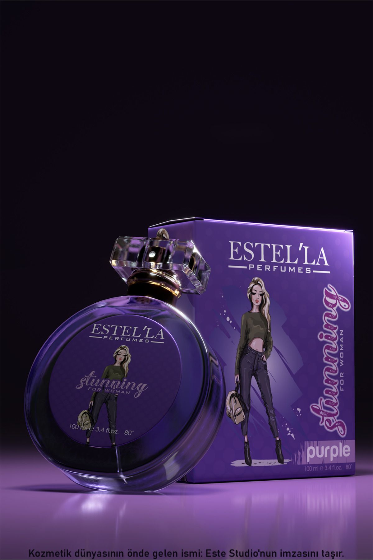Estella Zarif Dokunuşların İncisi: 100 ml Estella Stunning Purple Kadın Parfümü