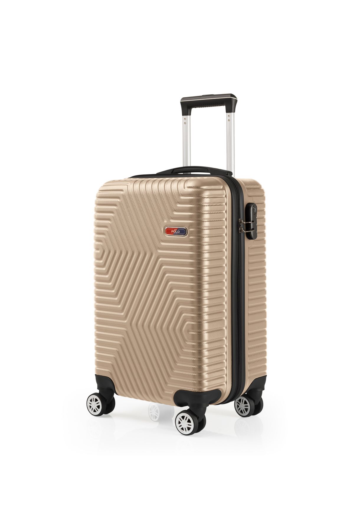 G&D Polo Suitcase Abs Gold Kabin Boy Valiz 600.06-K