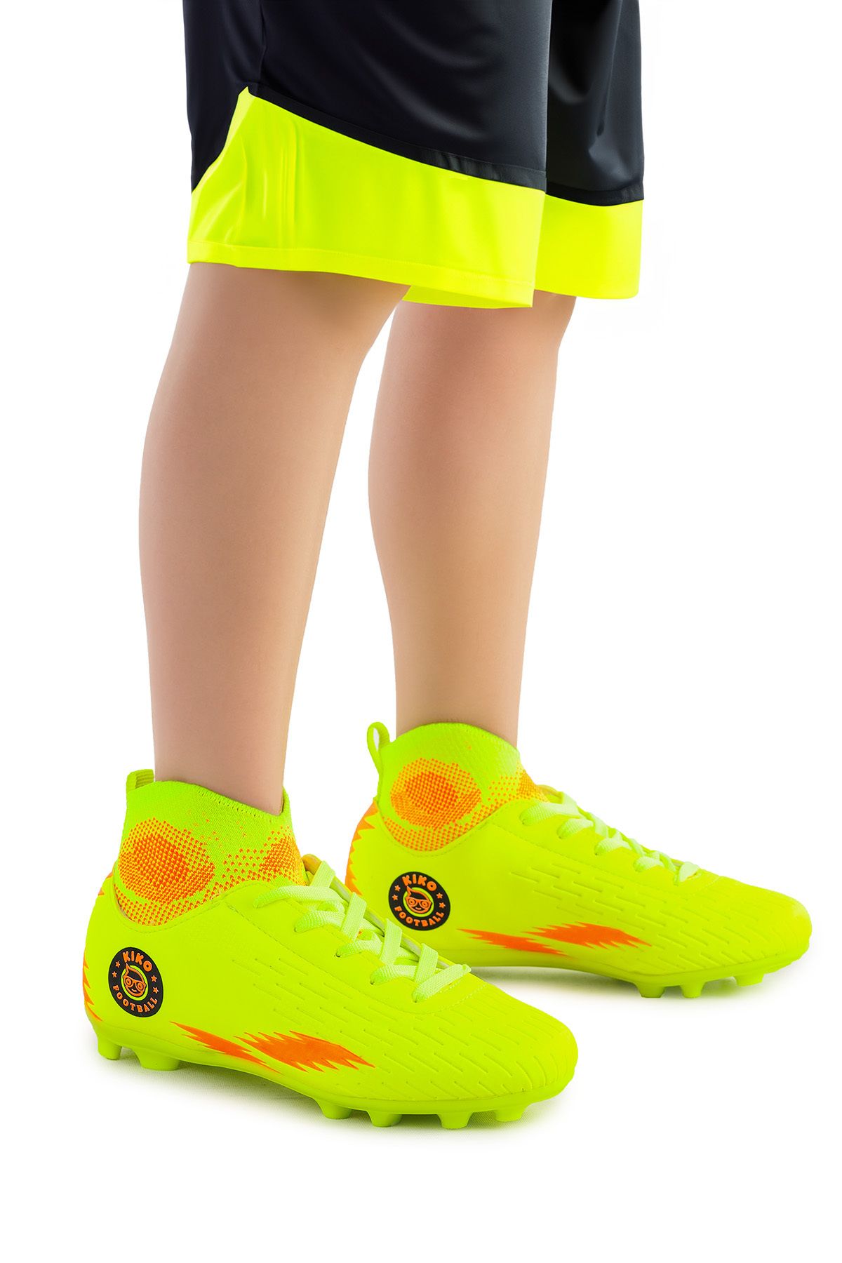 Kiko Kids 142 FKP Boğazlı Krampon Çim Saha Erkek Çocuk Futbol Ayakkabı