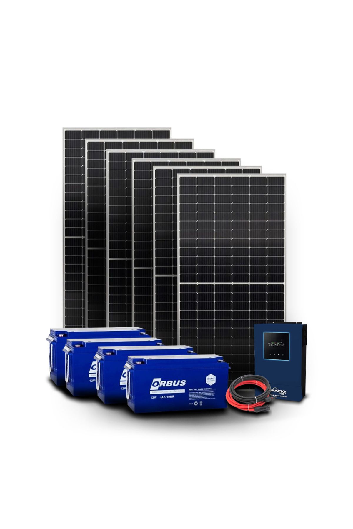 TommaTech 9600 W Hazır Paket Güneş Enerji Sistemi